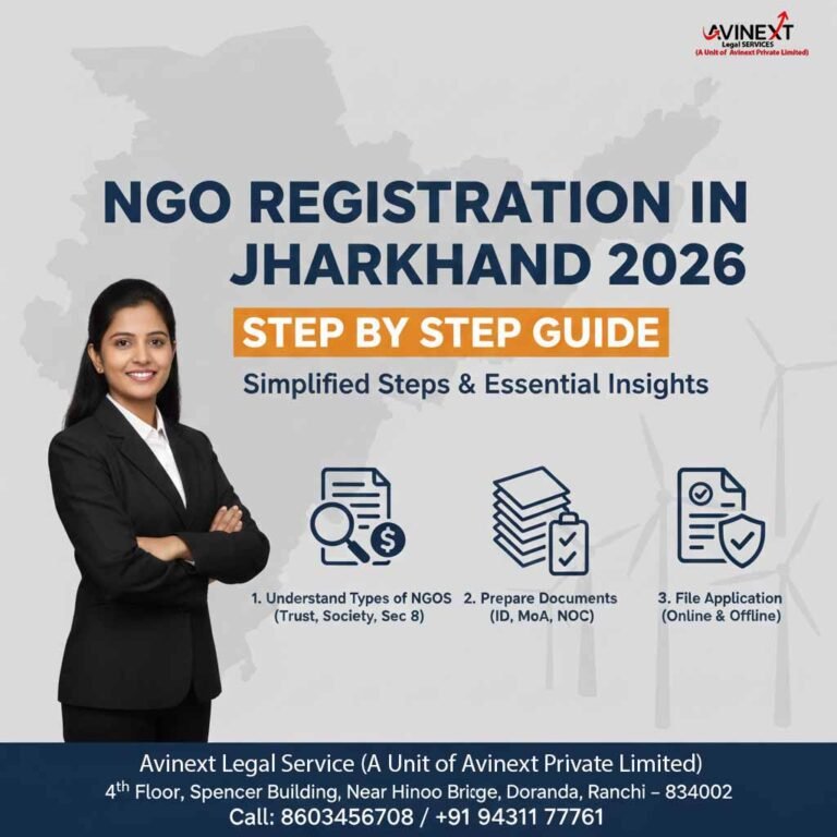 NGO Registration in Jharkhand 2026: Step by Step Guide - Best Legal ...