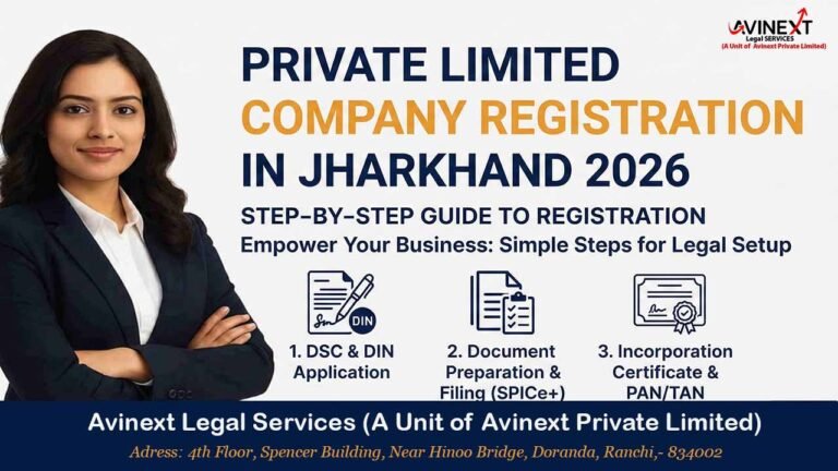 Private Limited Company Registration in Jharkhand 2026