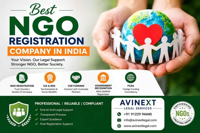 Best NGO Registration Company in India (2026): Top Consultants, Cost, Process & Documents