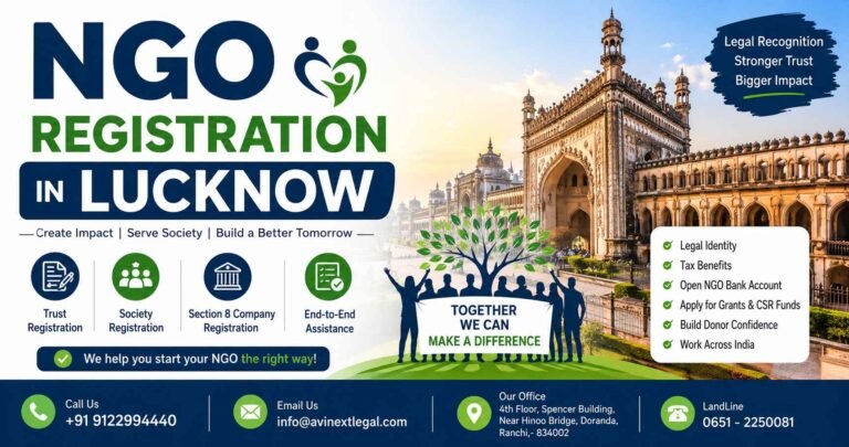 NGO Registration in Lucknow 2026- Eligibility, Documents, And Cost